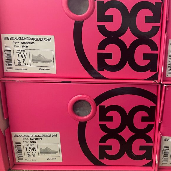 G/FORE Gallivan2r G/Lock Saddle Golf Shoes WIDE Mens Sizes GMF000075 - Picture 7 of 8